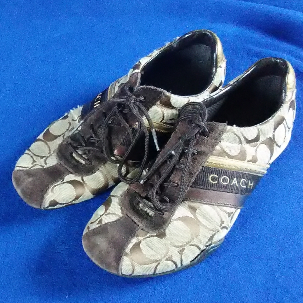 ⏳ 👟 Coach Sneakers Brown Jayme 9